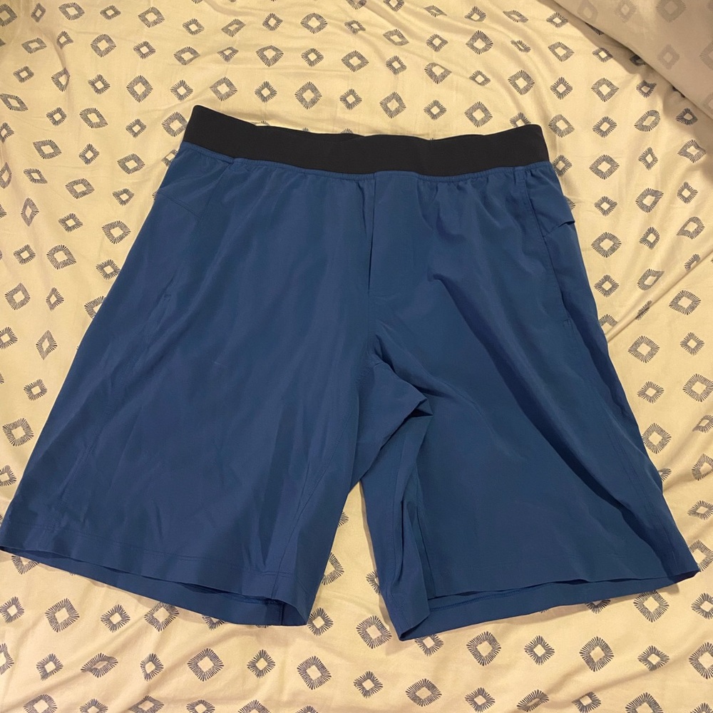 Blue lululemon shorts
